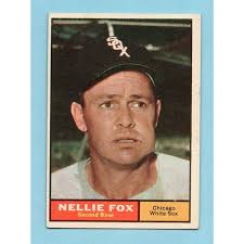 1961 Topps #30 Nellie Fox Chicago White Sox Baseball Card EX
