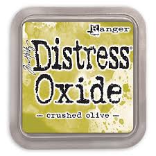 Ranger Ink Tim Holtz Crushed Olive Distress Oxides Ink Pads Distress Oxide Ink Distress Oxides Tim Holtz