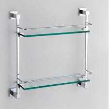Organize your bathroom with bathroom shelves. Glass Bathroom Shelves Uk Trendecors