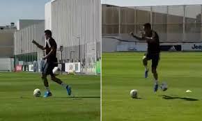 This announcement was hinted at before a week, with allusions to operation chrono. Juventus News Cristiano Ronaldo Shows Off Dribbling Skills As Team Mates Fire Balls At Him Daily Mail Online
