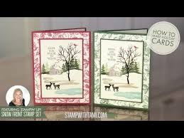 I sure did in my early days of card making. How To Make A Holiday Card With The Stampin Up Snow Front Builder Set Youtube
