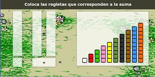 Resultado de imagen para descomposicion de numeros con regletas interactivas