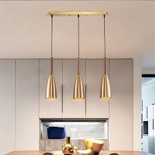 Contemporary dining room design with modern lighting fixture modern lighting fixture which made by led sticks have clean lines and simple silhouette. Gold Pendant Light Fixtures Nordic Minimalist Style Lamps Dining Table Kitchen Island Hanging Lights Modern Decor Room Lighting Pendant Lights Aliexpress