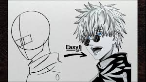 Maybe you would like to learn more about one of these? How To Draw Satoru Gojo Step By Step Tutorial For Beginners Anime Drawing Jujutsu Kaisen Youtube