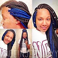 Hair Styles Colored Braids Braids With Shaved Sides