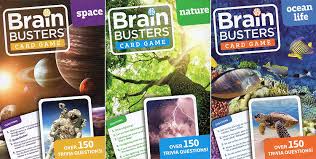 Signing out of account, standby. Amazon Com Brain Busters Card Game Ocean Life Nature Space With Over 150 Trivia Questions Set Of 3 Cards Educational Flash Cards V2 Toys Games
