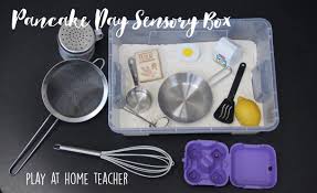 Get ready for pancake day ideas. Pancake Day Sensory Box Play At Home Teacher