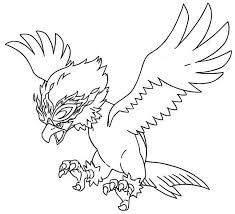 Download this adorable dog printable to delight your child. Coloring Page Pokemon Legends Arceus Hisuian Braviary 11