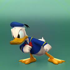 Donald Duck 3d Model Donald And Daisy Duck Mickey Mouse Cartoon Donald Duck