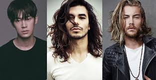 Men shoulder length hairstyle for curly hair. Winter Hairstyles For Men Medium Length To Long Hairstyles