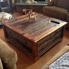 Country Roads Reclaimed Wood Square Coffee Table In Dark Walnut Coffee Table Wood Coffee Table Square Coffee Table Trunk