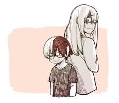 Enji wanted to have a child who was born with a combination of both his quirk and rei's. Boku No Hero Academia Todoroki Fuyumi Todoroki Shouto Part1 Boku No Hero Academia Hero My Hero