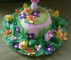 Easter Bonnet Springtime 500x420 Girls Easter Bonnet Easter Hats Easter Kids
