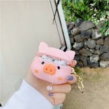 For Apple Airpods Pro Case Pink Big Animal Earphone Storage Bag Headset Cover Unbrandedgeneric Airpod Case Apple Cases Case