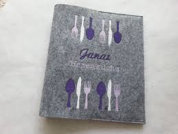 Rezeptordner Besteck A4 Rezeptordner Ordner Garn Farben