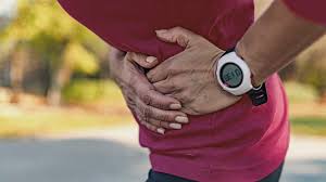 Female cardiovascular system, rear and front views, on black. Pain On Left Side Of Body Causes And Treatment