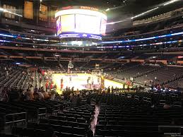 staples center section 116 clippers lakers rateyourseats com