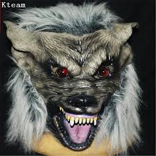 Allow me to introduce bigby wolf; Werewolf Halloween Mask Big Bad Wolf Adult Full Head Wolf Resin Costume Face Mask Costume Masks Eye Masks