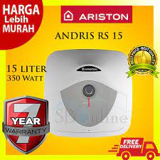 Water heater ariston 15 liter hemat listrik cocok untuk kamar mandi kecil, water heater atau pemanas air ariston dengan kapasitas 15 liter biasanya digunakan oleh rumah tangga untuk keperluan mandi, dengan kapasitas 15 liter maka cocok di tempatkan pada kamar mandi keecil, kamar mandi apartemen. Jual Pemanas Air Listrik 15 Liter Electric Water Heater Ariston Andris An Rs 15 350 W Di Lapak Springbedonline Bukalapak