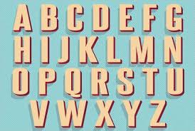 The 2 english letters u and j are introduced in the 16th century, and the letter w assumed an independent letter. 6 Vintage Alphabet Letters Free Premium Templates Free Premium Templates