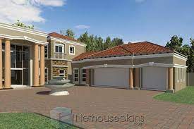A Luxury 5 Bedroom Double Storey House Plans For Sale Nethouseplansnethouseplans Double Storey House Unique House Plans Bedroom House Plans
