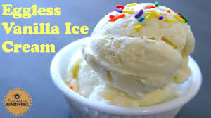 vanilla ice cream no eggs no