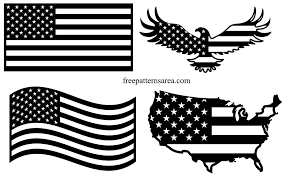 Usa United States American Flag Vector Images Freepatternsarea American Flag Drawing Flag Drawing American Flag Images