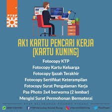 Masa berlaku kartu kuning kartu kuning berlaku selama 2 (dua ) tahun, akan tetapi pemegang kartu kuning harus memperpanjang berkala setiap 6 (enam) bulan. Ak1 Kartu Pencari Kerja Kartu Kuning Ptsp Kelurahan Pondok Pinang