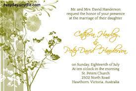 Wedding Invitation Wording Samples What To Write In Wedding Invitations Easyday Outdoor Wedding Invitations Wording Outdoor Wedding Invitations Wedding Invitation Format