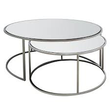 A gorgeous set of malvern contemporary tables which are stylish yet practical. Chrome Circular Coffee Table