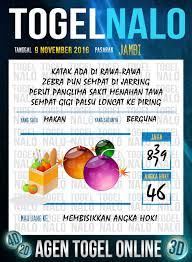 Angka Mistik 3d Togel Wap Online Live Draw 4d Togelnalo Jambi 9 November 2016 Gigi Palsu Zebra November