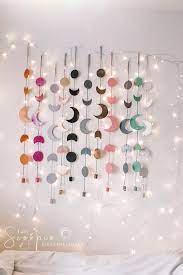 Moon Phase Decoration Hanging Wall Decor Diy Room Decor Cute Room Decor