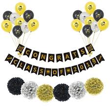 This 2019 Graduation Party Decor Kit Inclues 16 20cm Congrats Class Of 2019 Graduation Ba Graduation Party Banners Graduation Party Decor Graduation Balloons