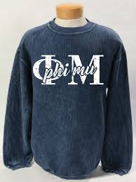 Phi Mu Corded Sweatshirt Phi Mu Letters Phi Mu Shirts