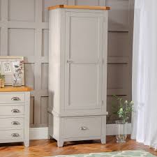 Lemari pakaian 1 pintu (model 183). Lemari Pakaian 1 Pintu Downton Grey Rumah Mebel