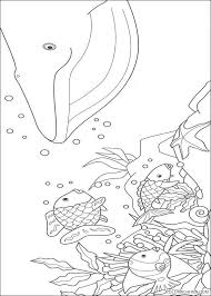 Hgtvremodels shares tips for creating different moods with blue design. Rainbow Fish Coloring Pages And The Big Blue Whale Coloring4free Coloring4free Com