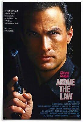 Poster: ABOVE THE LAW (Nico), Steven Seagal, Sharon Stone, 80s - 12x18 inch  | eBay