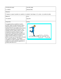 Algunos recursos para el ed. Fichero De Juegos Educacion Fisica Para Imprimir 25