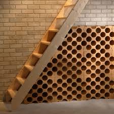 Casier A 15 Bouteilles En Polystyrene Couleur Terre Cuite Cave En 2020 Rangement Cave Casier A Bouteille Cave