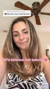 90 S Blowout Hair Tutorial Video In 2021 Blowout Hair Blowout Hair Tutorial Hair Tutorial