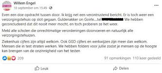 We gaan met willem engel in op de laatste stand van zaken rond corona, vaccins, staatsalmacht, machtswellust, big pharma, demonstreren. Ik Wens U Een Pijnlijke Eenzame Dood Bedreigingen En Scheldpartijen Tegen Zorgcentrum Goirle Na Oproep Willem Engel Goirle Bd Nl