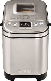 Yeast, active dry, instant or bread machine 2 teaspoons 11⁄ 2 teaspoons 1 teaspoon place all ingredients, in the order listed, in. Cuisinart Compact Automatic Bread Maker Stainless Steel Cbk 110p1 Best Buy