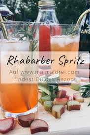Rhabarberspritz Summerdrink Sommergetrank Aperol Sekt Sommer Wartenaufsommer Selfmade Rhabarberdrink Getrank Rhabarbersirup Rezept Rhabarber Rezepte