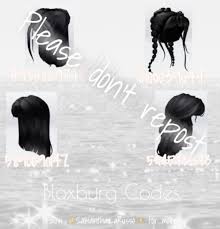 Below you can see a list of free codes/ids for a lot of beautiful hair types in roblox such as : Bloxburg Black Hair Codes In 2021 Black Hair Roblox Coding Black Hair