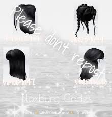 You can find more than 1 million song codes on this site. Black Hair Codes Roblox 100 Popular Roblox Hair Codes Game Specifications Just Simply Select Any Code From Below List And Copy Paste Just Like You Apply Other Codes On