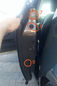 Hi, the rear passenger door (drivers side) wouldn't unlock today on my 08 a3 with the keyfob, but was fine if opened from the inside. Audi A3 8p Sb Replacement Of Corroded Rear Door Triangles Audi Sport Net