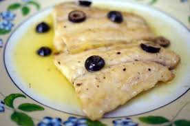 Cream Dory With Lemon Butter Sauce And Black Olives Cream Dory Lemon Butter Sauce Lemon Butter