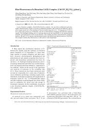 pdf blue fluorescence of a binuclear cd ii complex cd clc2h 4co2 2 phen 2 researchgate