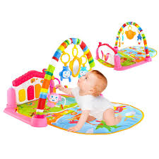 Jucarii bebelusi, vehicule bebelusi, jucarii pentru dintisori, cuburi, forme, culori, jucarii muzicale, zornaitoare, jucarii interactive bebelusi. Centru De Activitati Piano Fun Deluxe 3 In 1 Pentru Bebelusi Salteluta Muzicala Educativa Si Interactiva Jucarii Detasabile Pentru Dentitie 80x60x45 Cm Model Nou Emag Ro