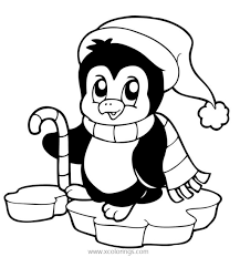 6 more free printable coloring pages. Merry Christmas Penguin Coloring Pages Xcolorings Com